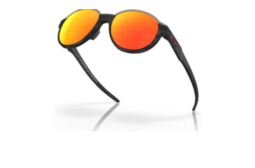 Image of Oakley OO4144 Coinflip Sunglasses - Mens, Matte Black Camo Frame, Prizm Ruby Polarized Lens, 53, OO4144-414404-53