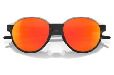 Image of Oakley OO4144 Coinflip Sunglasses - Mens, Matte Black Camo Frame, Prizm Ruby Polarized Lens, 53, OO4144-414404-53