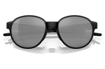 Image of Oakley OO4144 Coinflip Sunglasses - Mens, Matte Black Frame, Prizm Black Polarized Lens, 53, OO4144-414403-53