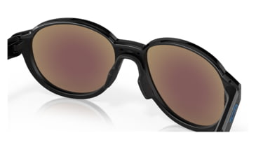 Image of Oakley OO4144 Coinflip Sunglasses - Mens, Matte Black Frame, Prizm Sapphire Lens, 53, OO4144-414402-53