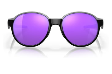 Image of Oakley OO4144 Coinflip Sunglasses - Mens, Polished Black Frame, Prizm Violet Lens, 53, OO4144-414406-53