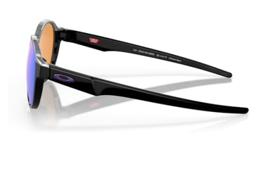 Image of Oakley OO4144 Coinflip Sunglasses - Mens, Polished Black Frame, Prizm Violet Lens, 53, OO4144-414406-53