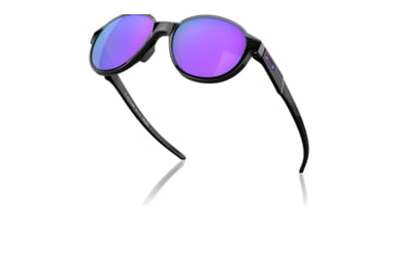 Image of Oakley OO4144 Coinflip Sunglasses - Mens, Polished Black Frame, Prizm Violet Lens, 53, OO4144-414406-53