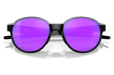 Image of Oakley OO4144 Coinflip Sunglasses - Mens, Polished Black Frame, Prizm Violet Lens, 53, OO4144-414406-53