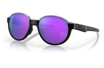 Image of Oakley OO4144 Coinflip Sunglasses - Mens, Polished Black Frame, Prizm Violet Lens, 53, OO4144-414406-53
