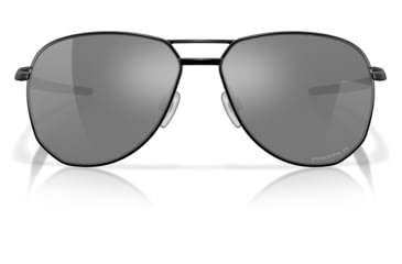 Image of Oakley OO4147 Contrail Sunglasses - Mens, Satin Black Frame, Prizm Black Polarized Lens, 57, OO4147-414704-57