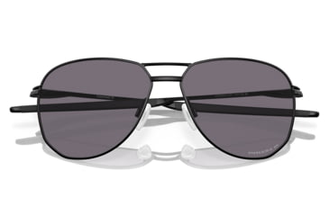 Image of Oakley OO6050 Contrail TI Sunglasses - Mens, Satin Black Frame, Prizm Grey Polarized Lens, 57, OO6050-605001-57
