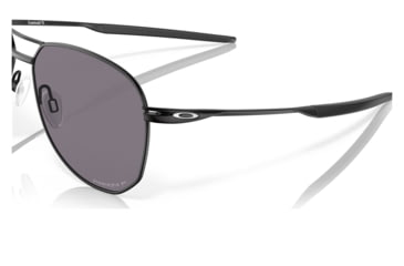 Image of Oakley OO6050 Contrail TI Sunglasses - Mens, Satin Black Frame, Prizm Grey Polarized Lens, 57, OO6050-605001-57