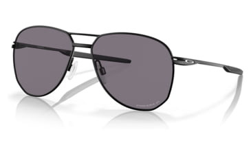 Image of Oakley OO6050 Contrail TI Sunglasses - Mens, Satin Black Frame, Prizm Grey Polarized Lens, 57, OO6050-605001-57