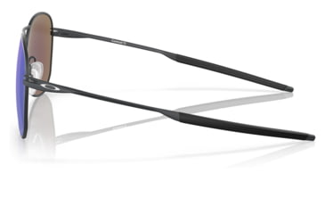 Image of Oakley OO6050 Contrail TI Sunglasses - Mens, Satin Light Steel Frame, Prizm Sapphire Polarized Lens, 57, OO6050-605004-57