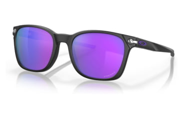 Image of Oakley OO9018 Ojector Sunglasses - Mens, Matte Black Frame, Prizm Violet Lens, 55, OO9018-901803-55