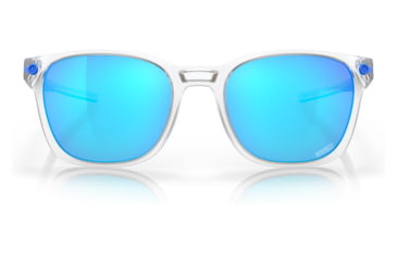 Image of Oakley OO9018 Ojector Sunglasses - Mens, Matte Clear Frame, Prizm Sapphire Lens, 55, OO9018-901811-55