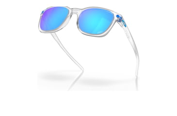 Image of Oakley OO9018 Ojector Sunglasses - Mens, Matte Clear Frame, Prizm Sapphire Lens, 55, OO9018-901811-55