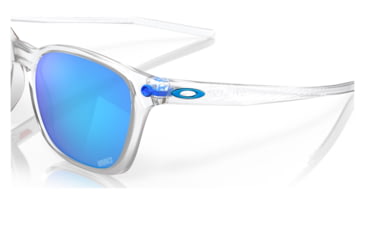 Image of Oakley OO9018 Ojector Sunglasses - Men's, Matte Clear Frame, Prizm Sapphire Lens, 55, OO9018-901811-55
