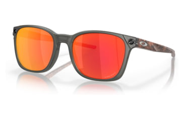 Image of Oakley OO9018 Ojector Sunglasses - Mens, Matte Grey Smoke Frame, Prizm Ruby Lens, 55, OO9018-901812-55