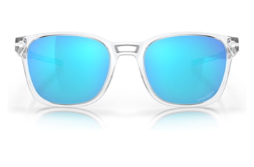 Image of Oakley OO9018 Ojector Sunglasses - Mens, Polished Clear Frame, Prizm Sapphire Lens, 55, OO9018-901802-55