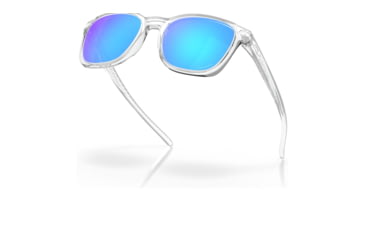 Image of Oakley OO9018 Ojector Sunglasses - Mens, Polished Clear Frame, Prizm Sapphire Lens, 55, OO9018-901802-55