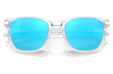Image of Oakley OO9018 Ojector Sunglasses - Mens, Polished Clear Frame, Prizm Sapphire Lens, 55, OO9018-901802-55