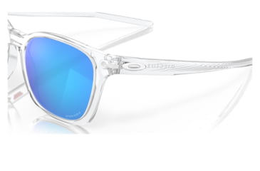 Image of Oakley OO9018 Ojector Sunglasses - Men's, Polished Clear Frame, Prizm Sapphire Lens, 55, OO9018-901802-55