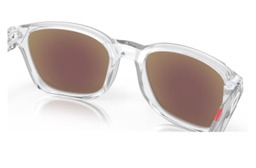 Image of Oakley OO9018 Ojector Sunglasses - Mens, Polished Clear Frame, Prizm Sapphire Lens, 55, OO9018-901802-55