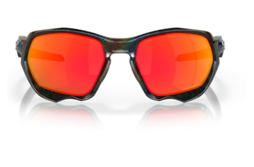 Image of Oakley OO9019A Plazma A Sunglasses - Mens, Dark Galaxy Frame, Prizm Ruby Lens, Asian Fit, 59, OO9019A-901919-59