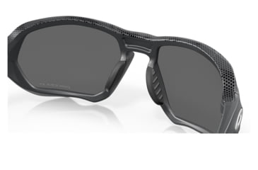 Image of Oakley OO9019A Plazma A Sunglasses - Mens, Hi Res Matte Carbon Frame, Prizm Black Polarized Lens, Asian Fit, 59, OO9019A-901908-59