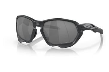 Image of Oakley OO9019A Plazma A Sunglasses - Mens, Hi Res Matte Carbon Frame, Prizm Black Polarized Lens, Asian Fit, 59, OO9019A-901908-59
