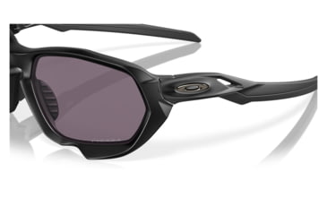 Image of Oakley OO9019A Plazma A Sunglasses - Mens, Matte Black Frame, Prizm Grey Lens, Asian Fit, 59, OO9019A-901901-59
