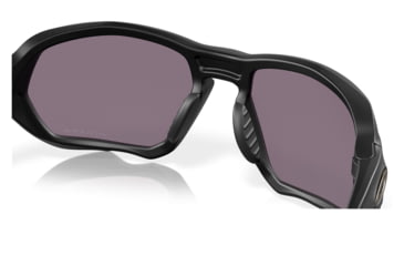 Image of Oakley OO9019A Plazma A Sunglasses - Mens, Matte Black Frame, Prizm Grey Lens, Asian Fit, 59, OO9019A-901901-59