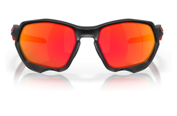 Image of Oakley OO9019A Plazma A Sunglasses - Mens, Matte Black Ink Frame, Prizm Ruby Lens, Asian Fit, 59, OO9019A-901917-59