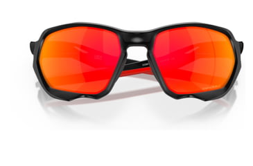 Image of Oakley OO9019A Plazma A Sunglasses - Mens, Matte Black Ink Frame, Prizm Ruby Lens, Asian Fit, 59, OO9019A-901917-59