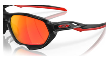 Image of Oakley OO9019A Plazma A Sunglasses - Mens, Matte Black Ink Frame, Prizm Ruby Lens, Asian Fit, 59, OO9019A-901917-59