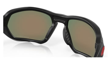 Image of Oakley OO9019A Plazma A Sunglasses - Mens, Matte Black Ink Frame, Prizm Ruby Lens, Asian Fit, 59, OO9019A-901917-59
