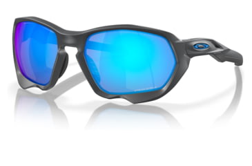 Image of Oakley OO9019A Plazma A Sunglasses - Mens, Matte Carbon Frame, Prizm Sapphire Lens, Asian Fit, 59, OO9019A-901905-59