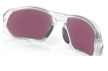 Image of Oakley OO9019A Plazma A Sunglasses - Mens, Matte Clear Frame, Prizm Jade Road Lens, Asian Fit, 59, OO9019A-901918-59