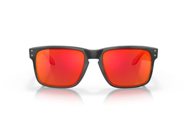 Image of Oakley OO9102 Holbrook Sunglasses, Black/Camo Frame, Prizm Ruby Lenses, OO9102-9102E9-55