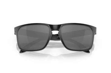 Image of Oakley OO9102 Holbrook Sunglasses, Matte Black Frame, Prizm Black Polarized Lenses, OO9102-9102D6-55