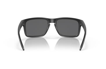 Image of Oakley OO9102 Holbrook Sunglasses, Matte Black Frame, Prizm Black Polarized Lenses, OO9102-9102D6-55