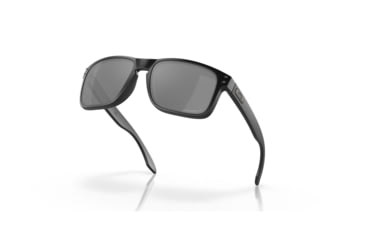 Image of Oakley OO9102 Holbrook Sunglasses, Matte Black Frame, Prizm Black Polarized Lenses, OO9102-9102D6-55