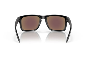 Image of Oakley OO9102 Holbrook Sunglasses, Matte Black Frame, Prizm Sapphire Polarized Lenses, OO9102-9102F0-55