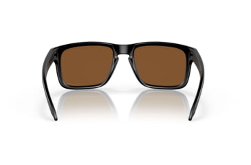 Image of Oakley OO9102 Holbrook Sunglasses, Matte Black Frame, Prizm Violet Lenses, OO9102-9102K6-55