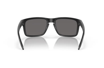Image of Oakley OO9102 Holbrook Sunglasses, Matte Black Frame, Red Idrium Lenses, OO9102-36
