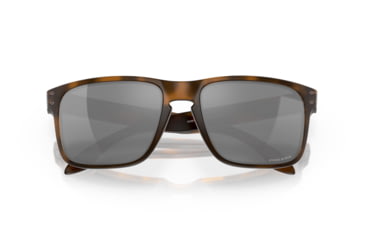 Image of Oakley OO9102 Holbrook Sunglasses, Matte Brown Tortoise Frame, Prizm Black Lenses, OO9102-9102F4-55