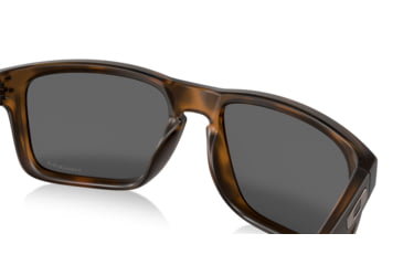 Image of Oakley OO9102 Holbrook Sunglasses, Matte Brown Tortoise Frame, Prizm Black Lenses, OO9102-9102F4-55