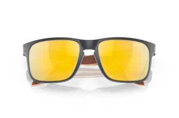 Image of Oakley OO9102 Holbrook Sunglasses, Matte Carbon Frame, Prizm 24K Polarized Lens, 55, OO9102-9102W4-55