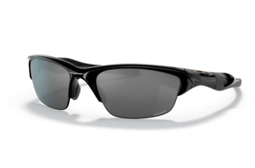 Image of Oakley OO9144 Half Jacket 2.0 Sunglasses - Mens, Polished Black Frame, Prizm Black Lens, 62, OO9144-914426-62