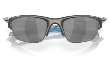 Image of Oakley OO9153 Half Jacket 2.0 A Sunglasses - Men's, Lead Frame, Prizm Black Lens, Asian Fit, 62, OO9153-915329-62