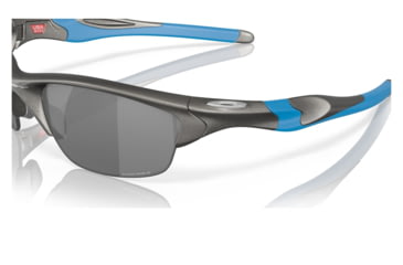 Image of Oakley OO9153 Half Jacket 2.0 A Sunglasses - Mens, Lead Frame, Prizm Black Lens, Asian Fit, 62, OO9153-915329-62