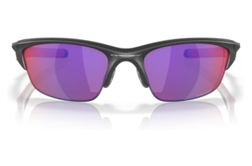 Image of Oakley OO9153 Half Jacket 2.0 A Sunglasses - Mens, Matte Dark Grey Frame, Prizm Road Lens, Asian Fit, 62, OO9153-915328-62