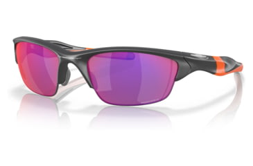 Image of Oakley OO9153 Half Jacket 2.0 A Sunglasses - Mens, Matte Dark Grey Frame, Prizm Road Lens, Asian Fit, 62, OO9153-915328-62